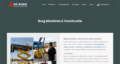 Desktop Screenshot of burgmechanisatie.nl